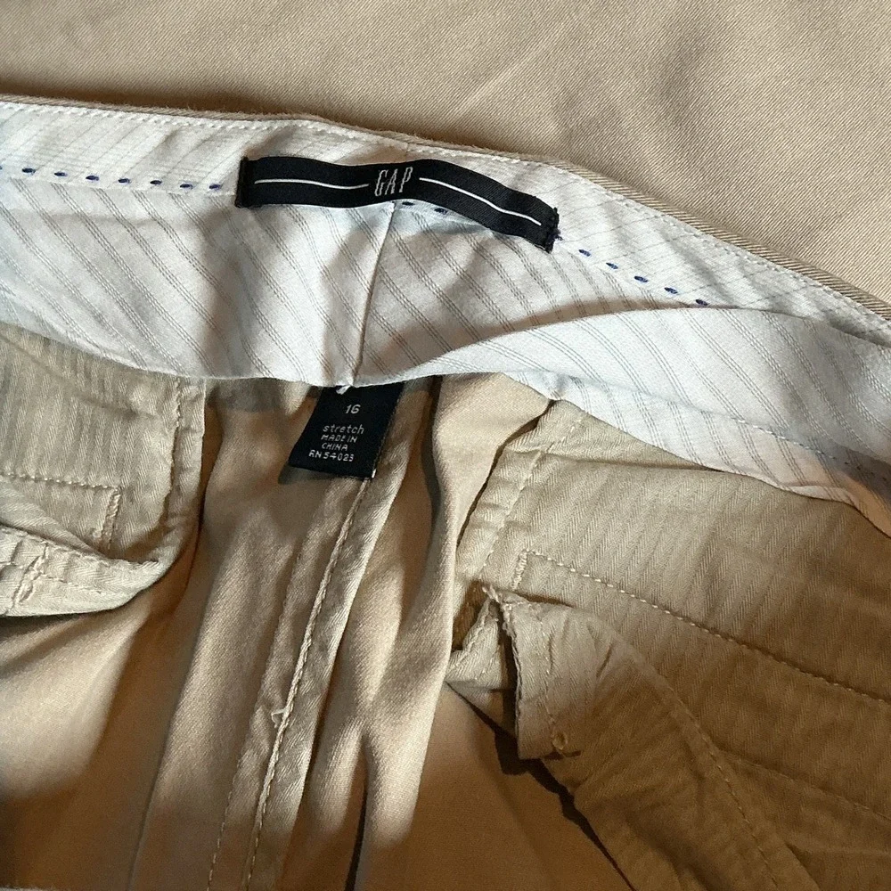 Gap‎ Stretch Size 16 Khaki Skirt